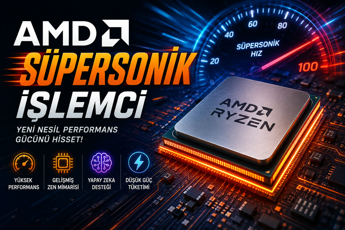AMD Süpersonik İşlemci Dönemi Başlıyor mu? Yeni Nesil AMD Teknolojileri