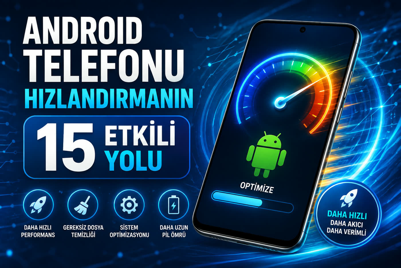Android Telefonu Hızlandırmanın 15 Etkili Yolu (2026 Rehberi)